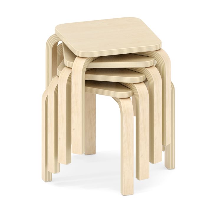 Stapelhocker OLA in 6 Sitzhöhen